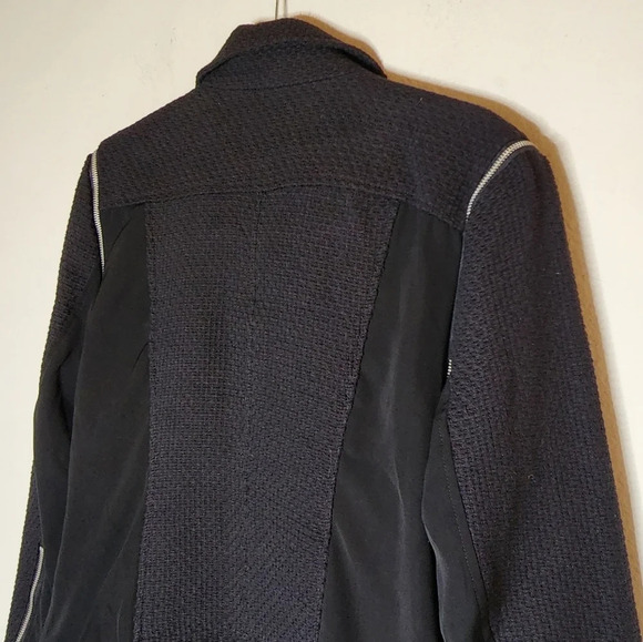 HARVE BERNARD versatile Double Zipper cotton moto Jacket - Picture 13 of 16